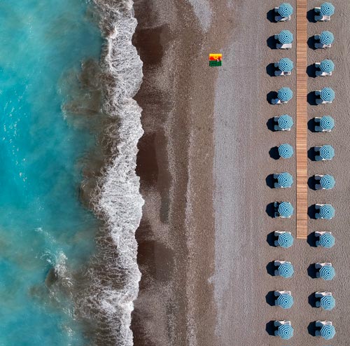 spiaggia attrezzata